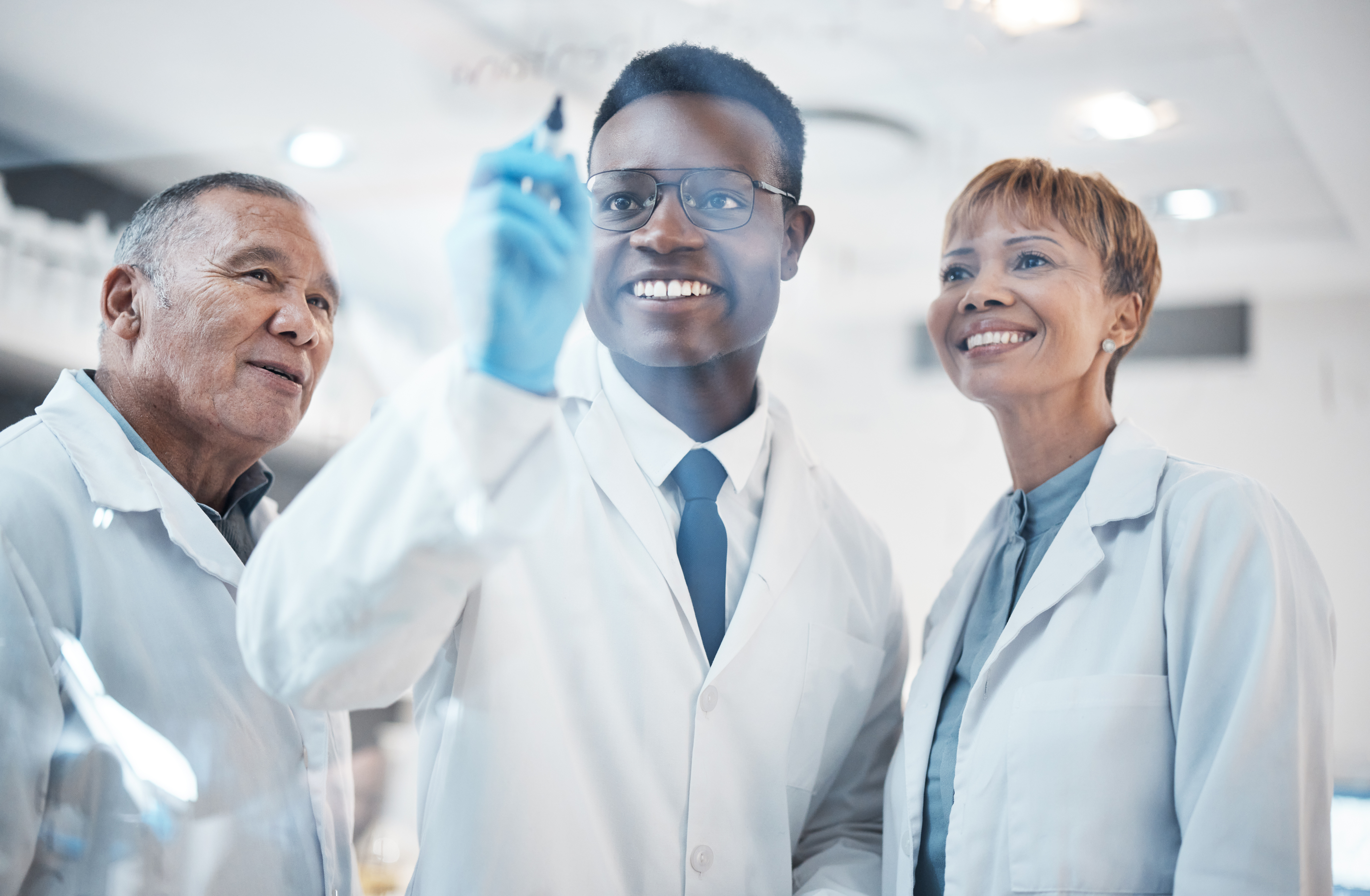 science-writing-formula-and-team-in-laboratory-fo-2023-03-08-19-51-36-utc Science, writing formula and team in laboratory for experiment, chemistry equation and medical rese.